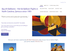 Tablet Screenshot of bigohballoons.com